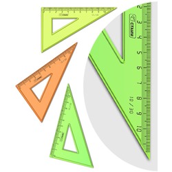 Треугольник 30°, 10см СТАММ "Neon", 04цв.129663 в Самаре