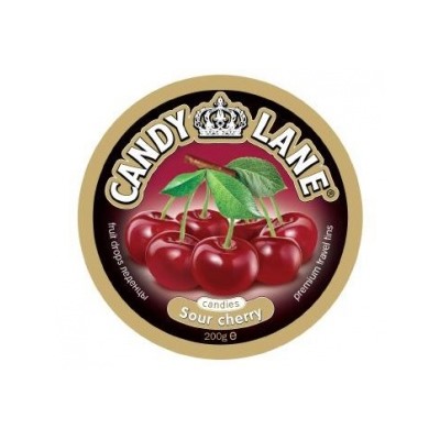 Candy Lane леденцы кислая вишня  фас. 0.200кг*6шт Сладкая сказка
