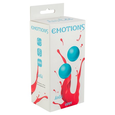 Вагинальные шарики без сцепки Emotions Lexy Large turquoise 4016-03Lola