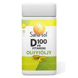 Sana-sol Витамин D 100 мкг Oliiviöljy (оливковое масло) 150 кап