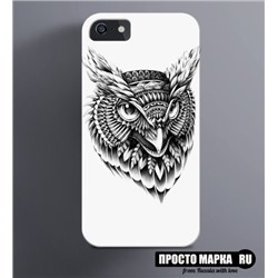 Чехол на iPhone Сова Black