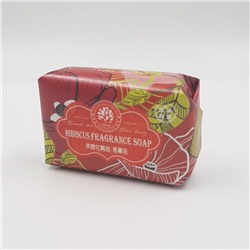 YLJ  Мыло для лица и тела HIBISCUS Fragrance Soap Парфюмированное ГИБИСКУС  200г  (ТВ-8007)   К12