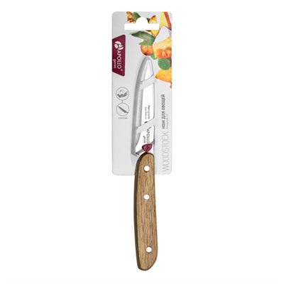 Нож для овощей APOLLO Genio "Woodstock" 8 см WDK-05