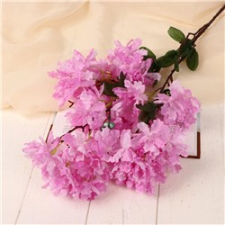 Цветы искусственные "Фиалка на ветке" 5х80 см, розовый