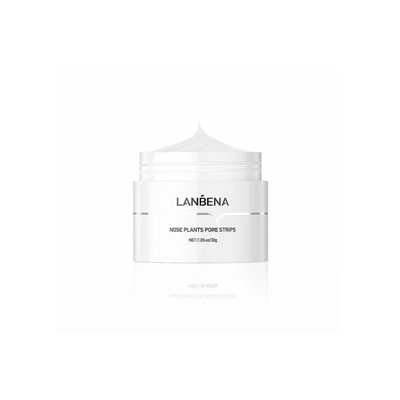 Белая маска от черных точек Lanbena Plants Pore Strips 30g