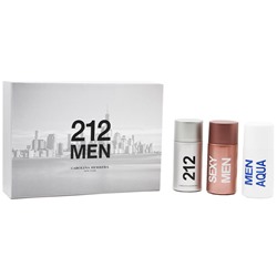 Подарочный набор Carolina Herrera 212 Men 3x30мл