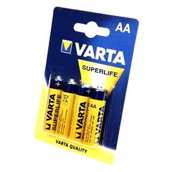 Батарейка 1.5V AA (Пальчиковая большая) Varta R 6 Superlife