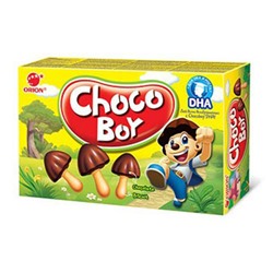 Печенье Чоко Бой (Choco Boy) грибочки с шоколадной шляпкой 90г