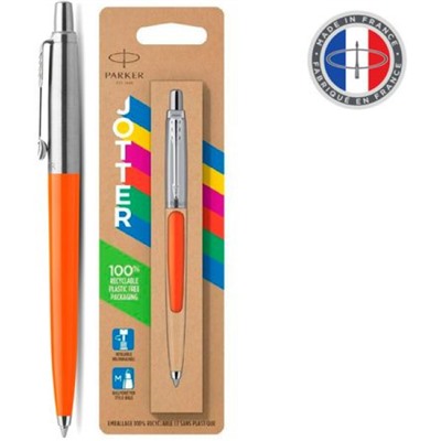 Ручка шариковая PARKER "Jotter Originals" Orange CT M синие чернила, блистер CW2076054 (1846439)