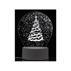 Светильник декоративный Energy EN-NL 24 3D елочка и снег