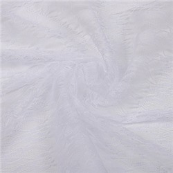 Кружевная ткань гипюр арт.TBY.M0187 шир.150см 35 г/м² цв.белый уп.45м