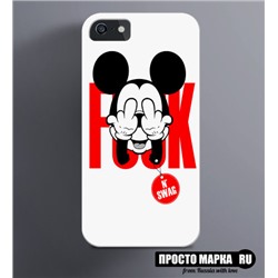 Чехол на iPhone Микки Маус Фак Swag