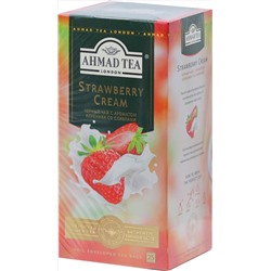 AHMAD. Strawberry Cream (клубника, сливки) карт.пачка, 25 пак.