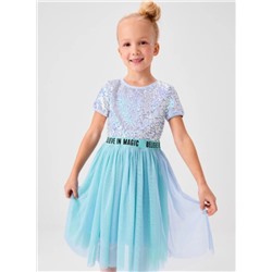 20220200637, Платье детское для девочек Lussi бирюзовый