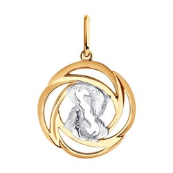 Серебряная Подвеска знаки зодиака, 93-130-01296-1