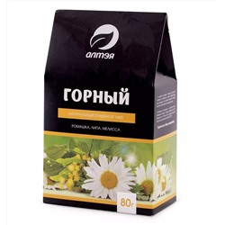 Натуральный травяной чай "Горный", 80 г