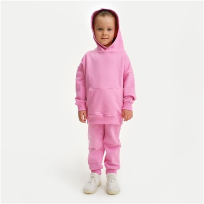 Костюм для девочки (худи, брюки) KAFTAN "Basic line", размер 28 (86-92), цвет розовый