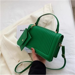 Набор сумок из 2 предметов, арт А137, цвет: зелёный ОЦ