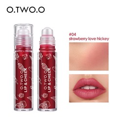 Тинт для губ 2 в 1 O.TWO.O арт. YJ005-01 №4 (Strawberry Love Hickey) 6.5 g.