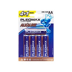 Батарейка Samsung Pleomax LR6-4+1BL (50/500/18000) (цена за 1 шт.)