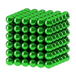 Головоломка Нео куб 5мм 216 сфер зеленый