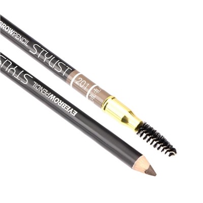 Карандаш для бровей TF Eyebrow Pencil Stylist со щёточкой, тон №201 пепельный блонд