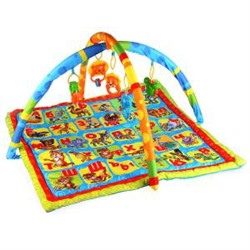 Детский игровой коврик азбука животных с игрушками на подвеске в пакете Умка в кор.2*6шт