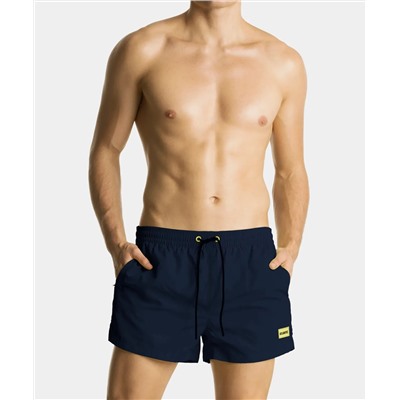 Пляжные шорты мужские Atlantic, 1 шт. в уп., полиэстер, темно-синие, KMB-212
