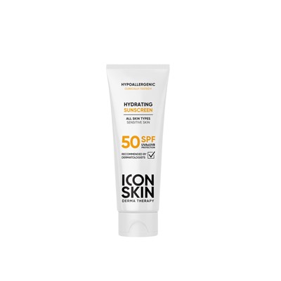 ICON SKIN Увлажняющий солнцезащитный крем Hydrating Sunscreen SPF 50 , 75 мл