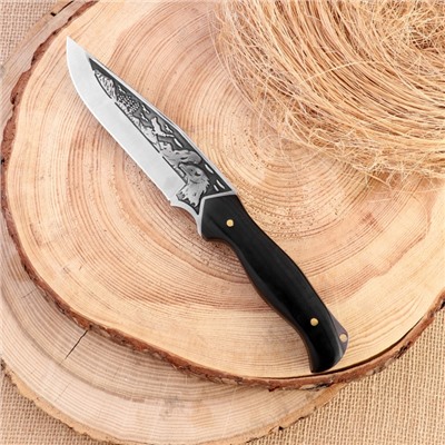 Нож охотничий "Сарыч" сталь - 50х14, рукоять - дерево, 25 см
