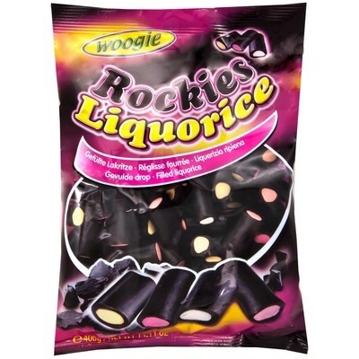 Лакричные конфеты с начинкой Liquorice rockies 400 гр