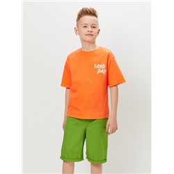 20110510152, Футболка детская для мальчиков Snowdrop оранжевый