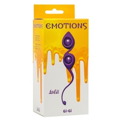 Вагинальные шарики Emotions Gi-Gi Purple 4003-01Lola