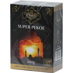 AL FERUZA. Super Pekoe 100 гр. карт.пачка