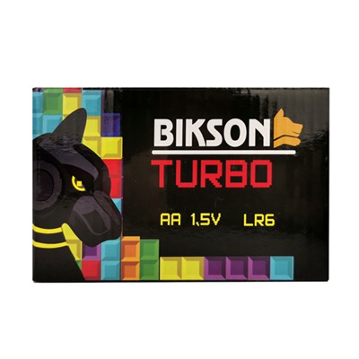 Батарейка BIKSON TURBO LR6-4BL, 1,5V, АА, 4шт блистер арт. BN0537-LR6-4BL алкалиновая (цена за 1шт.)