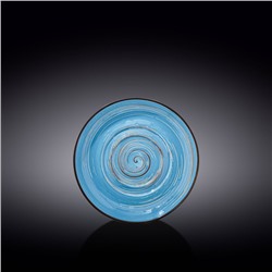 Блюдце универсальное Wilmax England Spiral, d=16 см, цвет голубой