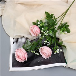 Цветы искусственные "Роза Амория" 7х62 см, светло-розовый