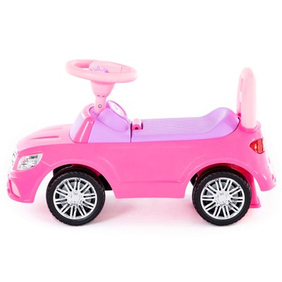 Каталка автомобиль SuperCar №3 со звуковым сигналом розовая 84491 П-Е /1/ в Самаре