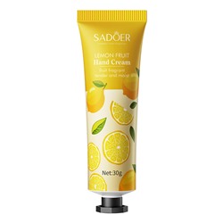 Крем для рук с фруктовым ароматом - лимон SADOER lemon fruit hand cream, 30 г