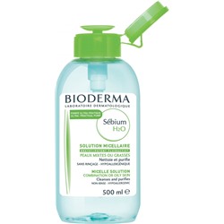 BIODERMA SEBIUM H2O Мицеллярная вода 500 ml (с помпой)