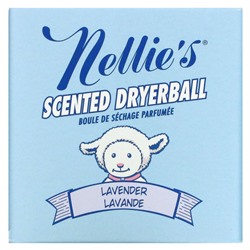 Nellie's, Ароматные шарики для стирки и сушки, лаванда, 1 шарик