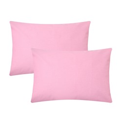 Комплект наволочек "Этель" цв. розовый , 50х70 см - 2 шт, 100% хлопок, бязь
