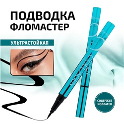 Водостойкая подводка (фломастер) для глаз Collagen Million Pauline