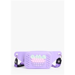 Поясная сумка для девочки фиолетовая