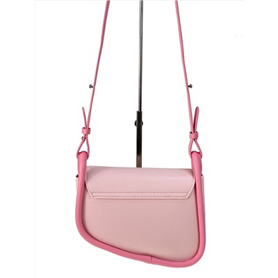 Женская сумка из искусственной кожи цвет розовый