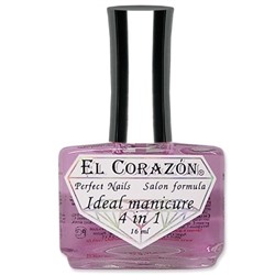 El Corazon лечение 427 Восстановитель с хитозаном "Ideal manicure 4 in 1" 16 мл