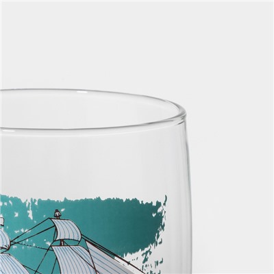 Стакан стеклянный для пива «Тюлип. Морское приключение», 570 мл, МИКС