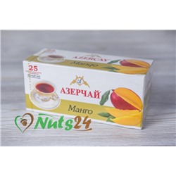 Чай Азерчай чёрный аром. манго 25 пак.(с конвертом)