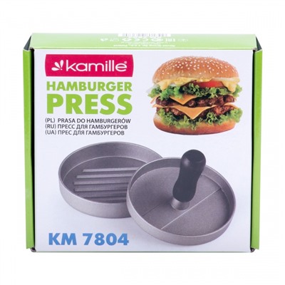 Пресс для гамбургера 12х12х8 см. из алюминия Kamille KM-7804 оптом