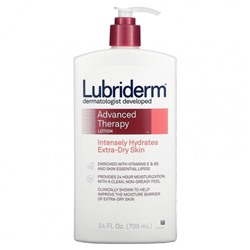 Lubriderm, Advanced Therapy, лосьон для интенсивного увлажнение очень сухой кожи, 709 мл (24 жидк. унции)